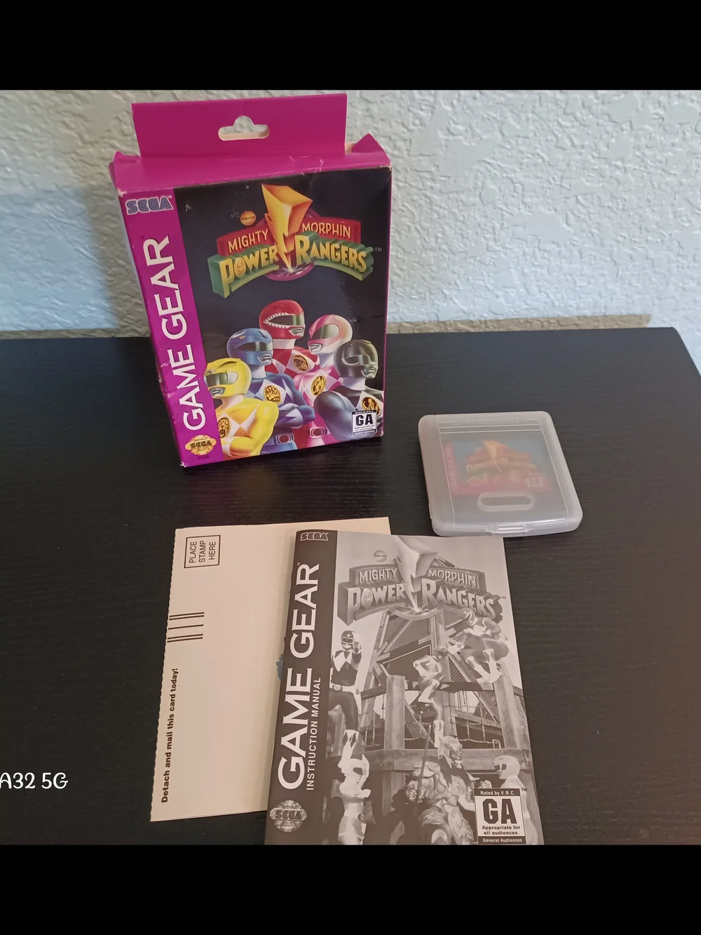 Mighty Morphin Power Rangers Game Gear Game